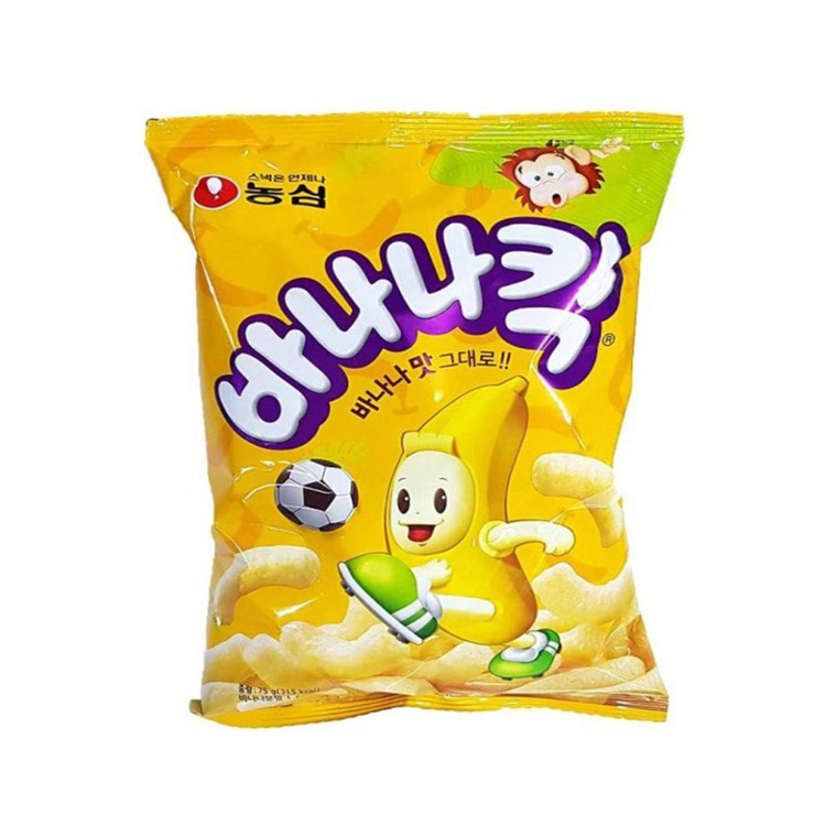 Snack vị chuối Nongshim Hàn Quốc 75g