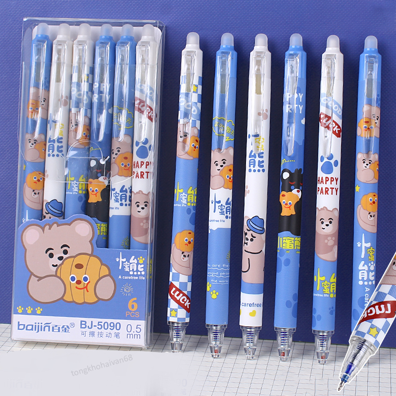 Bút Bi Xoá Được Nhiều Mẫu Cute, Bút Gel Có Đầu Xóa Được Ngòi Kim 0,5mm Nhiều Mẫu Mã Dễ Lựa Chọn