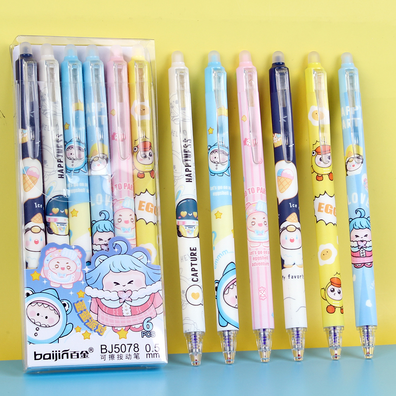 Bút Bi Xoá Được Nhiều Mẫu Cute, Bút Gel Có Đầu Xóa Được Ngòi Kim 0,5mm Nhiều Mẫu Mã Dễ Lựa Chọn