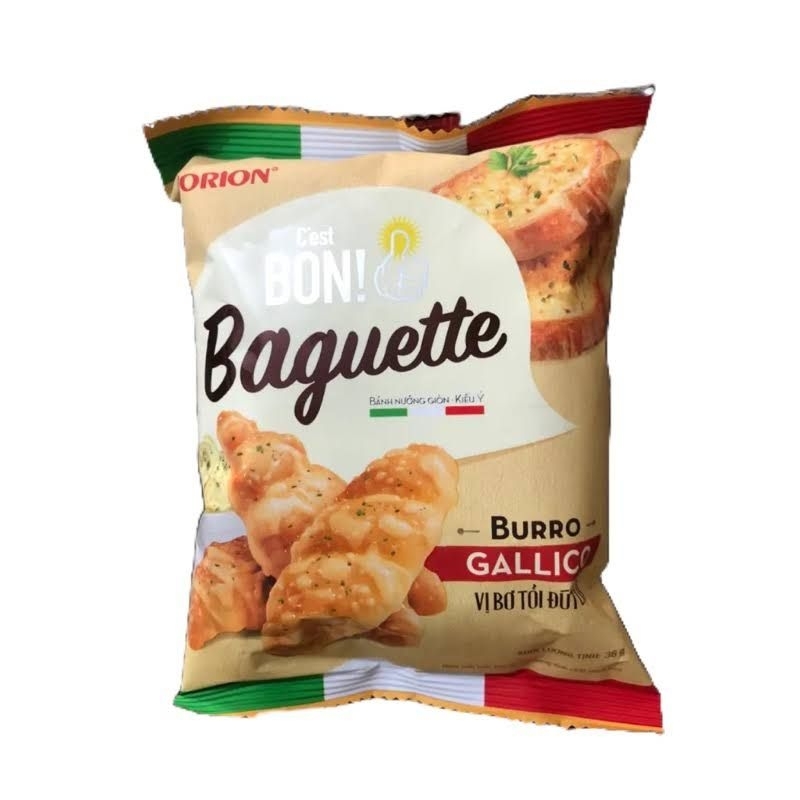 🌺🥖Bánh Orion Bon Baguette 🥖 Bánh Mì Nướng Vị Bơ Tỏi Đút Lò Kiểu Ý