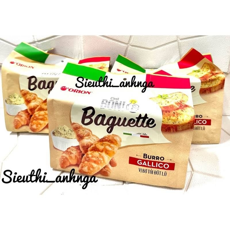 🌺🥖Bánh Orion Bon Baguette 🥖 Bánh Mì Nướng Vị Bơ Tỏi Đút Lò Kiểu Ý
