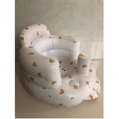 Ghế Hơi Tập Ngồi Cho Bé Bơm Hơi Tự Động Phong Cách Hàn Quốc