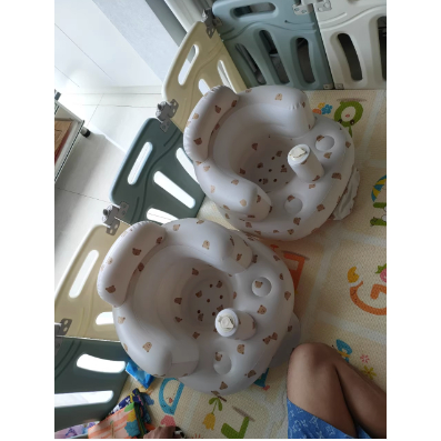 Ghế Hơi Tập Ngồi Cho Bé Bơm Hơi Tự Động Phong Cách Hàn Quốc