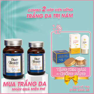 Viên uống trắng da DIAN BEAUTY Glutathione combo 3 hộp , mờ nám tàn nhang, chống nắng, bổ sung collagen, vitamin c