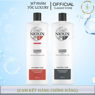 Lẻ dầu gội hoặc dầu xả nioxin số 4 và số 2 1000ml chống rụng tóc
