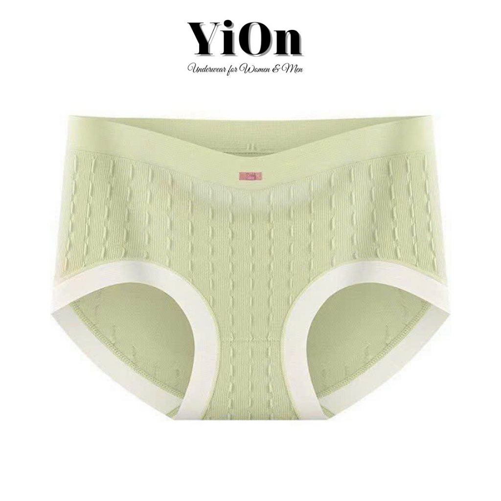 Quần lót cotton dệt kim co dãn bốn chiều nâng mông kháng khuẩn QC04 YiOn Underwear