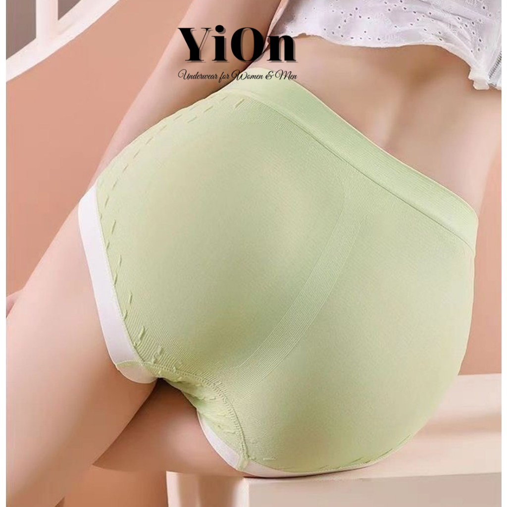 Quần lót cotton dệt kim co dãn bốn chiều nâng mông kháng khuẩn QC04 YiOn Underwear