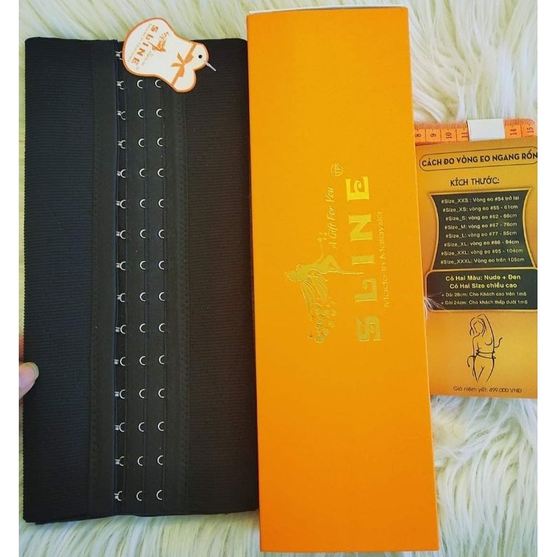 🎀ĐAI Gen NỊT BỤNG LATEX  SLINE 4 XƯƠNG  24 cm⚡HÀNG CHÍNH HÃNG⚡siết Eo, Siết Mỡ Nhập Khẩu