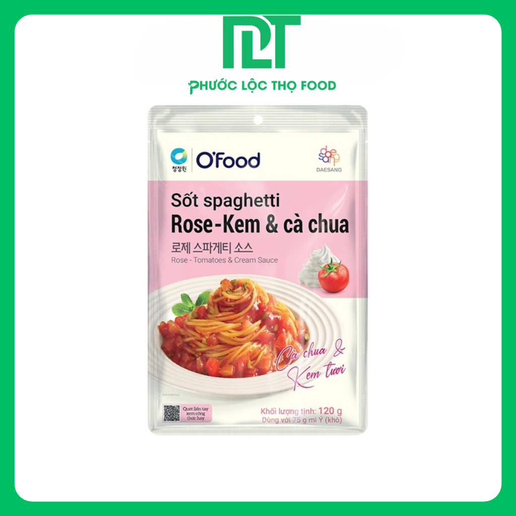 Sốt Spaghetti Rose – Kem & Cà Chua/Bolognese – Thịt Bằm/Cream – Kem Phô Mai/Vị Nguyên Bản/Arrabbiata Vị Cay 120G