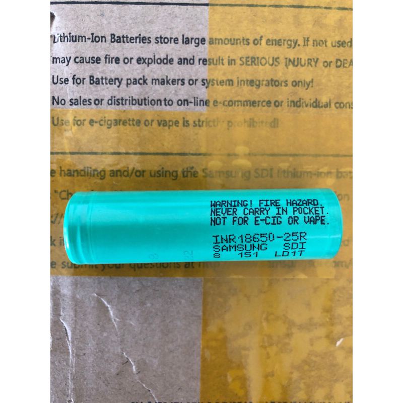 Pin Cell Samsung 18650 25R 2500mAh ( chính hãng )