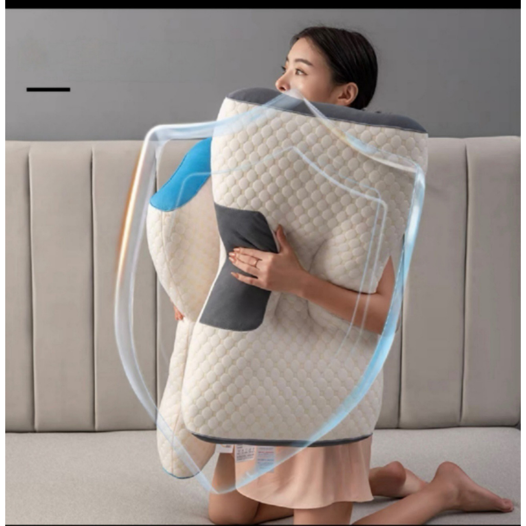 Bộ hai chiếc gối massage, gối chống đau mỏi vai gáy giúp lưu thông máu - A10 BACHHOASTORE