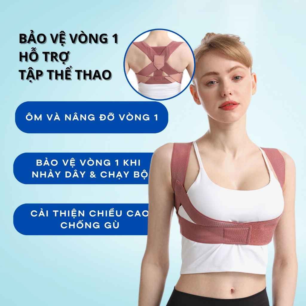 Đai bảo vệ vòng 1 hỗ trợ chơi thể thao kiêm chống gù lưng đa năng