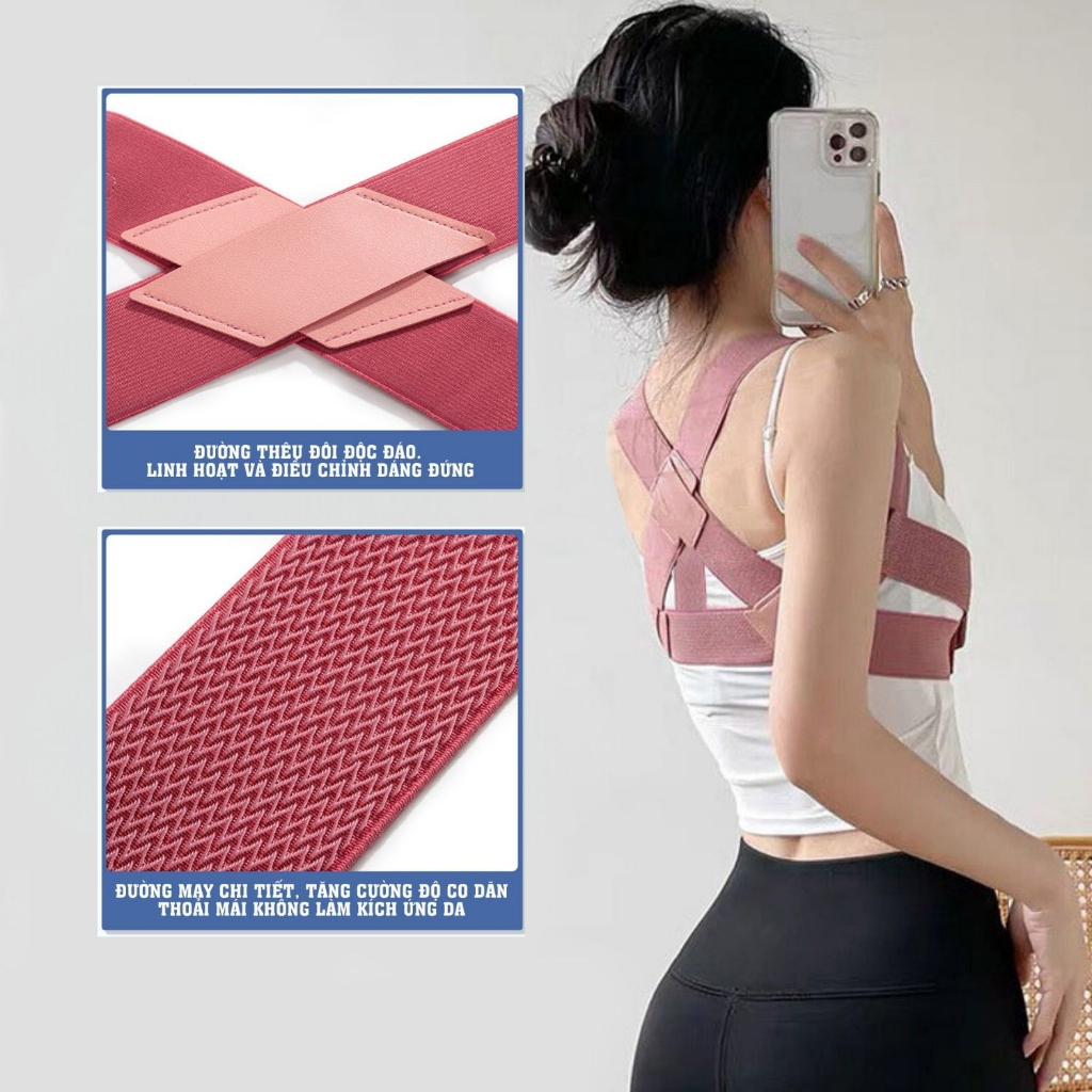 Đai bảo vệ vòng 1 hỗ trợ chơi thể thao kiêm chống gù lưng đa năng