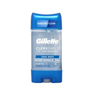 Lăn khử mùi ngăn mồ hôi cho Nam Gillette Cool Wave Clear Gel Scent Xtend Technology + 107g
