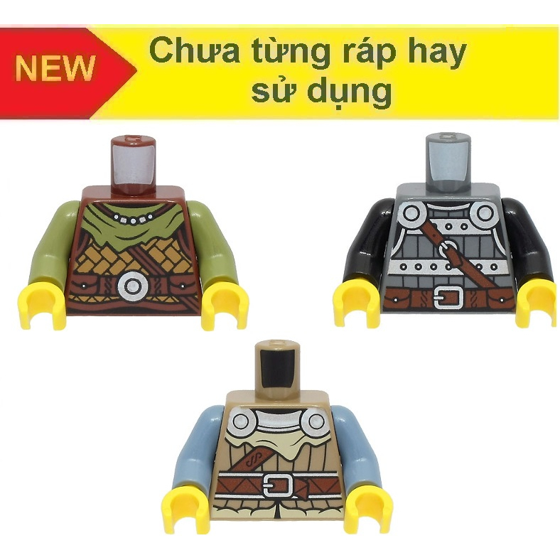Đồ chơi xếp hình phụ kiện Lego Thân Nhân vật Viking