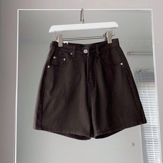 Quần Short Jeans Lửng Basic Phong Cách Unisex_SSSTore