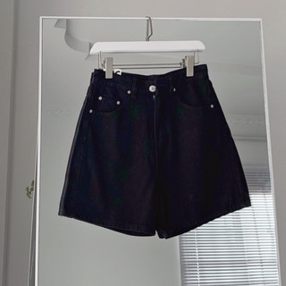 Quần Short Jeans Lửng Basic Phong Cách Unisex_SSSTore