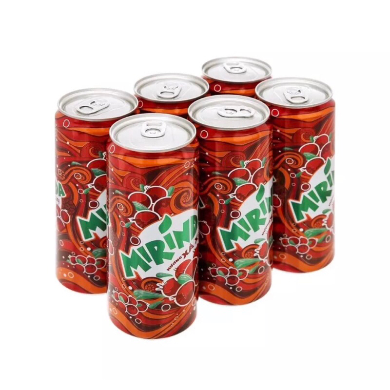 Mirinda lon lốc 6 lon 330ml