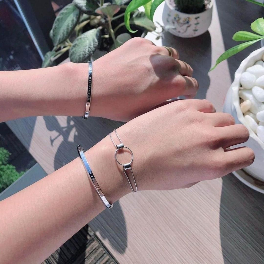 Vòng tay nam nữ Daniel Wellington Classic DW Cuff Chính Hãng - Khắc tên theo yêu cầu