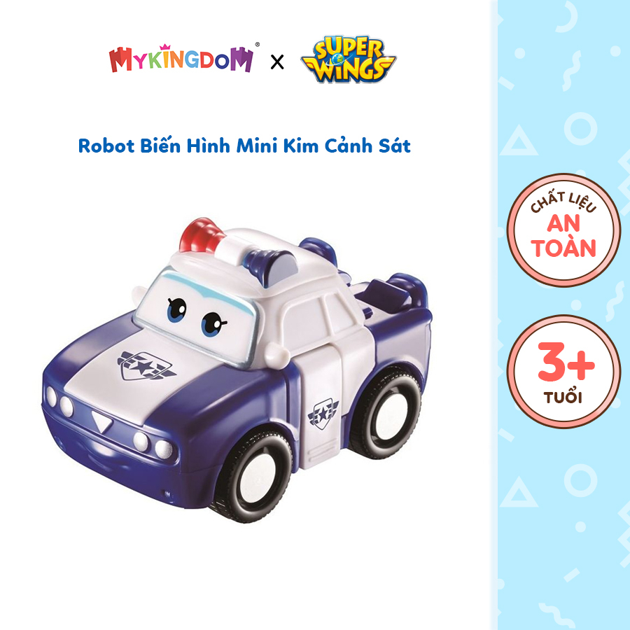 Robot Biến Hình Mini Kim Cảnh Sát