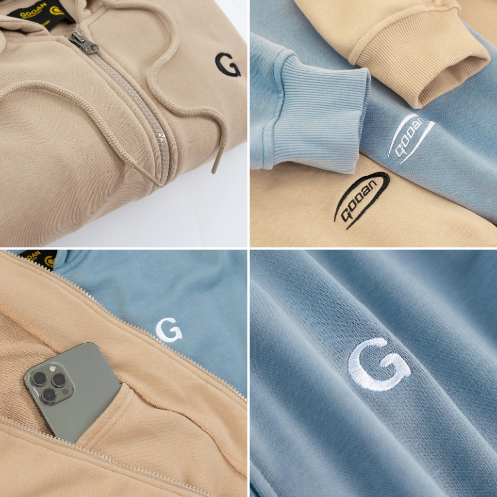 Áo Khoác Thun Gooan Gentle Form Rộng