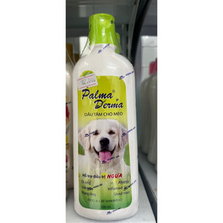 Dầu tắm chó mèo dầu tắm hỗ trợ giảm ngứa, dị ứng, viêm da, rụng lông palma derma 300ml
