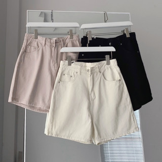 Quần Short Jeans Lửng Basic Phong Cách Unisex_SSSTore