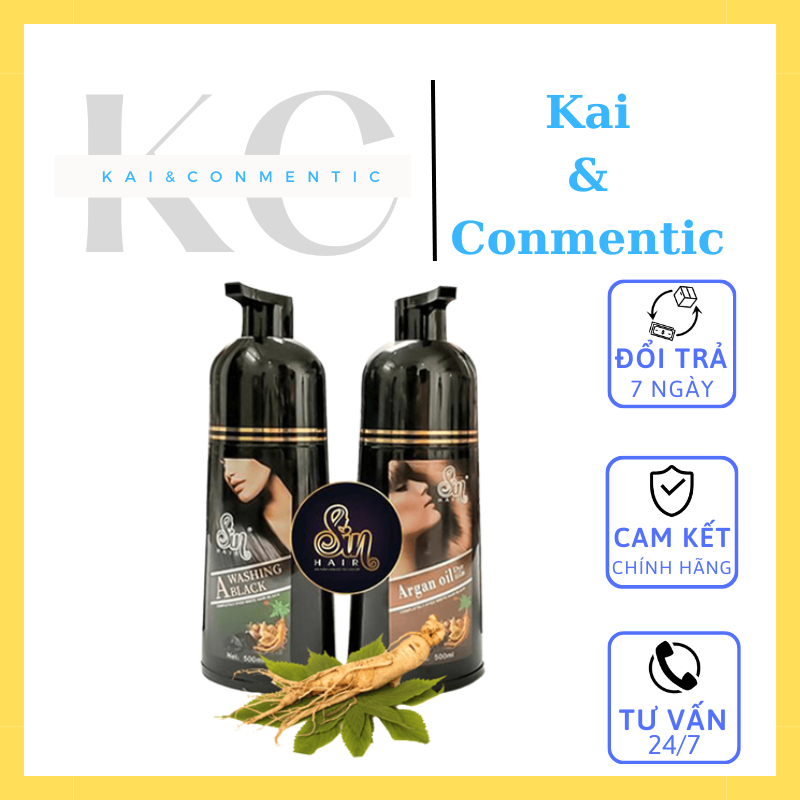 Dầu gội phủ bạc SIN HAIR chính hãng Nhật Bản 500ml.