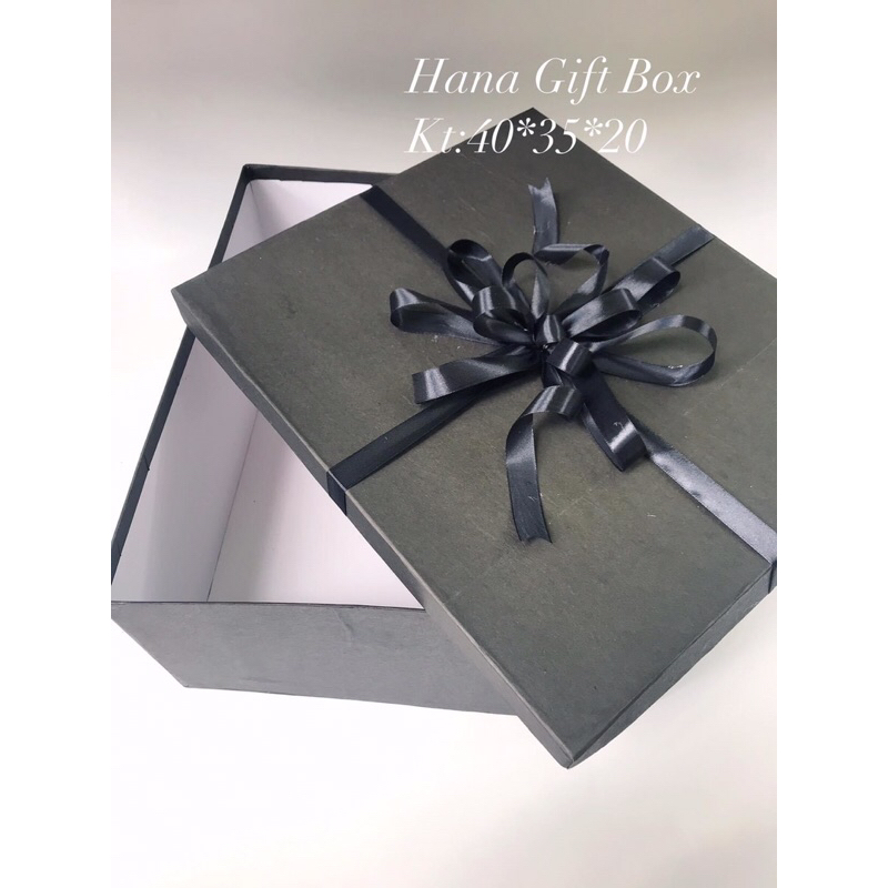 hộp quà full đen 40*35*20