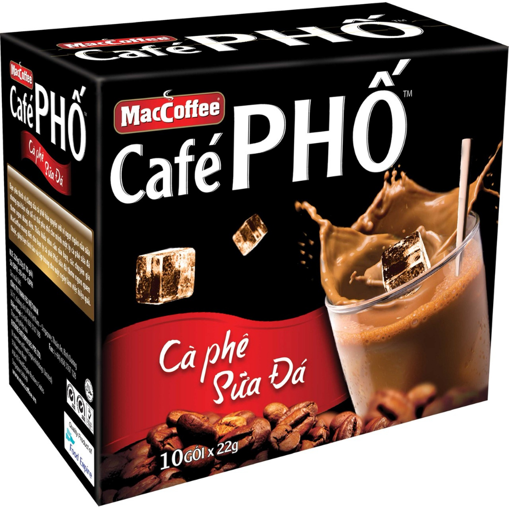 Hộp 10 gói Cà Phê sữa - cà phê phố