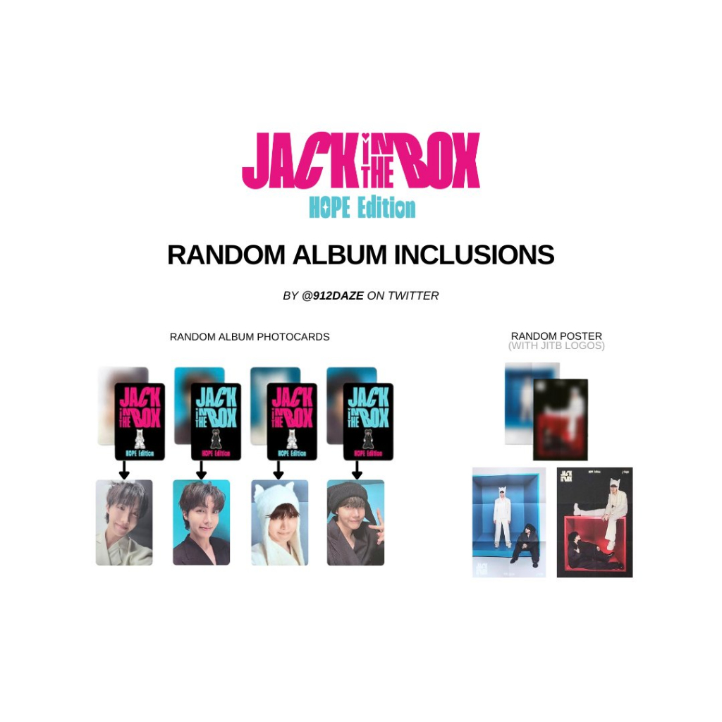 Bộ album ảnh Jack in the box Hope Edition - Nemo House