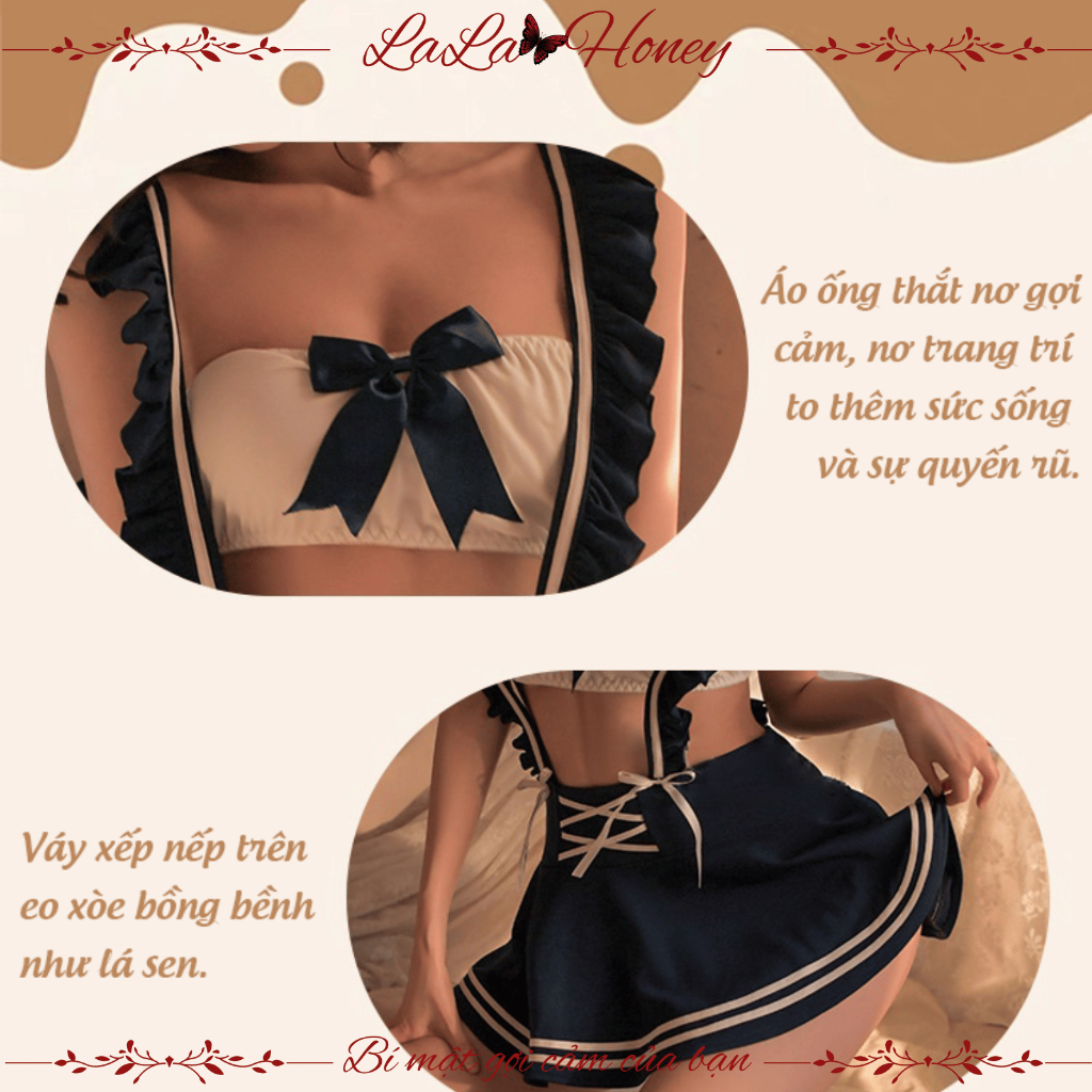 Bộ Đồ Cosplay Học Sinh Sexy, Đồ Ngủ Sexy Cosplay Nữ Học Sinh, Váy Đầm Ngủ Cosplay Sexy Nữ Học Sinh - LALA HONEY | BigBuy360 - bigbuy360.vn
