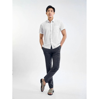 OWEN - Áo sơ mi ngắn tay Nam Owen dáng Regular Fit màu Trắng chất liệu Nano - AR230317NT