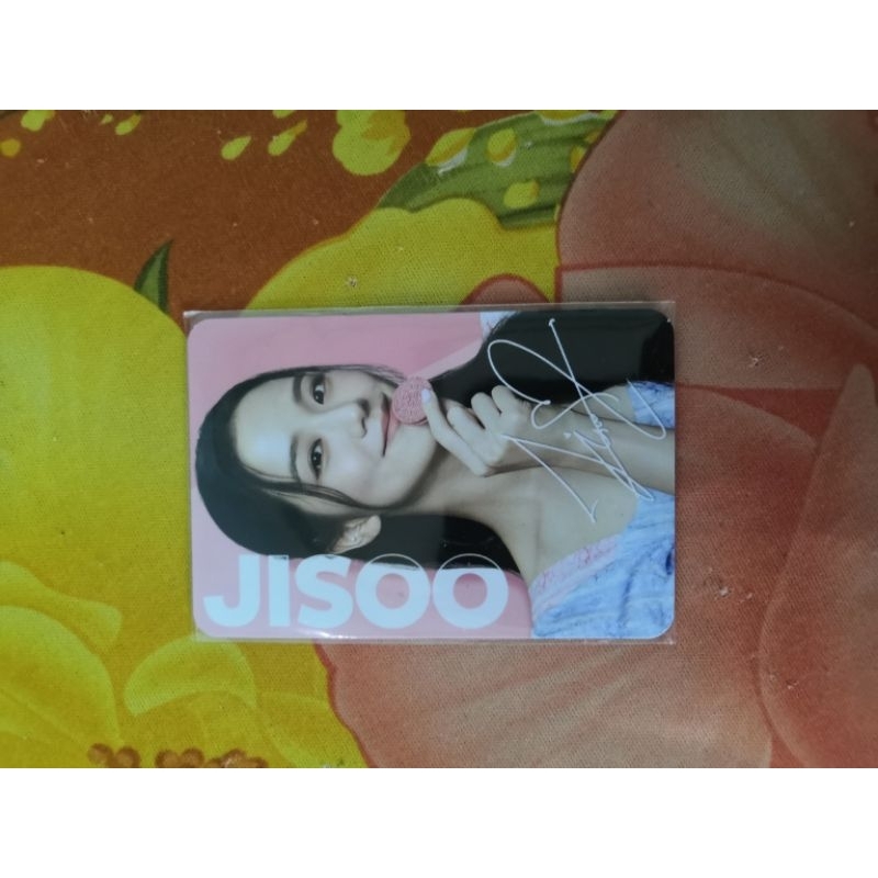 card bo góc oreo blackpink mã 01 Jisoo official sopnhamie