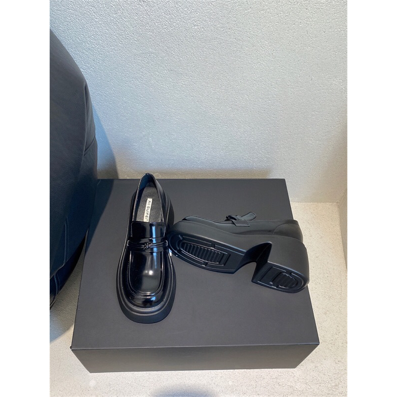 Giày lười mũi tròn đế cao 7cm