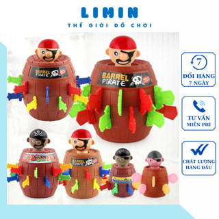 Đồ chơi hải tặc size to - trò chơi team đâm thùng phi size 18cm, 22cm 24 kiếm