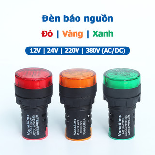 Đèn led báo nguồn ad16-22ds 12v 24v 220v 380v ac/dc vaneaims