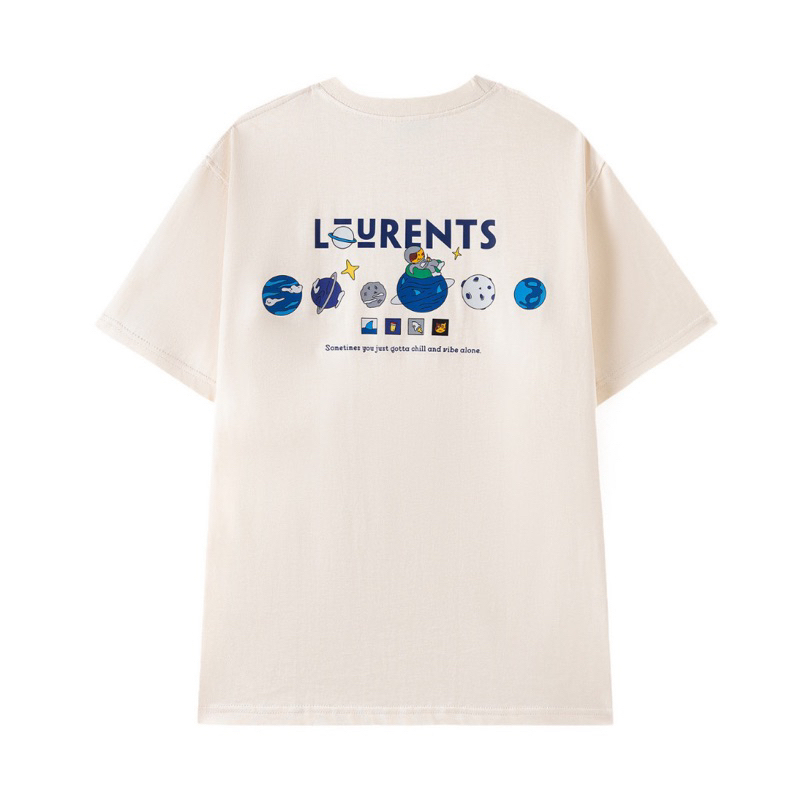 Áo thun local brand lourents Mèo phi hành gia premium
