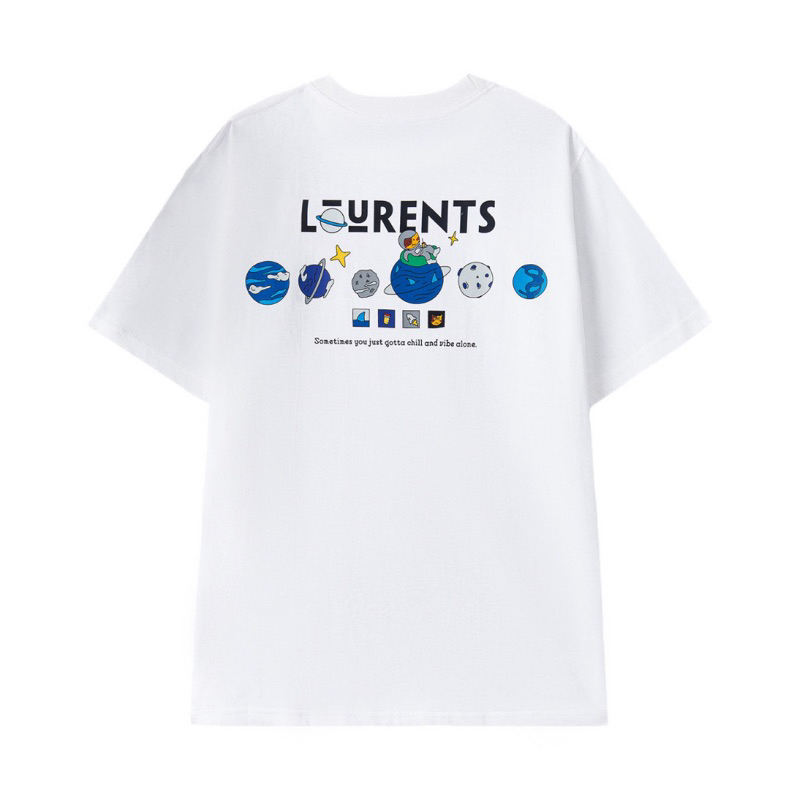 Áo thun local brand lourents Mèo phi hành gia premium