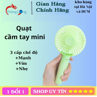 Quạt Mini Tích Điện Cầm Tay 3 Tốc Độ Dễ Dàng, Tiện Lợi