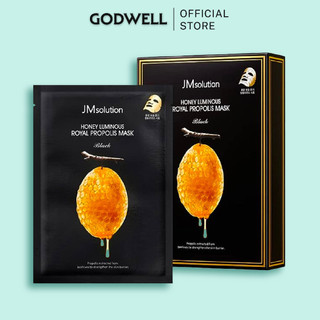 Mặt Nạ JM Solution Honey Luminous Royal Propolis Mask Black