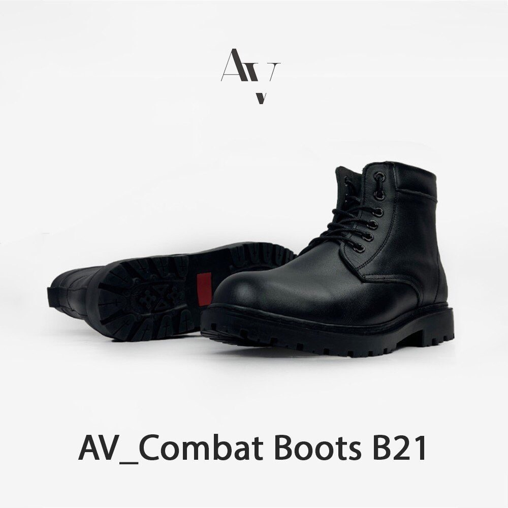 Giầy da nam combat boots da nguyên tấm nhập khẩu mẫu giầy hot nhất 2023!