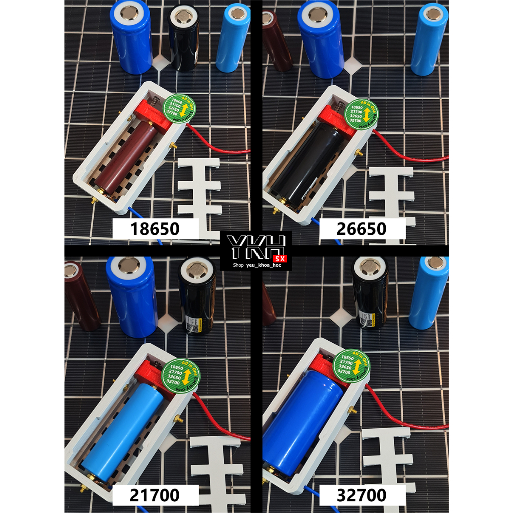 Khay pin All in One 18650 21700 26650 32650 32700
