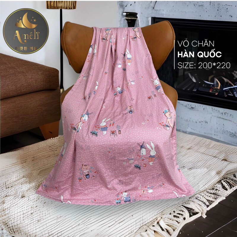 Vỏ chăn cotton hàn quốc Lasante 100% cotton