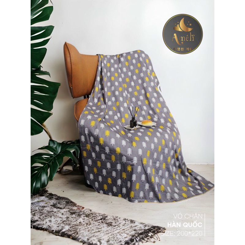 Vỏ chăn cotton hàn quốc Lasante 100% cotton