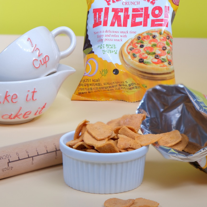 Bim Bim Pizza Bơ Crunch 55g Hàn Quốc