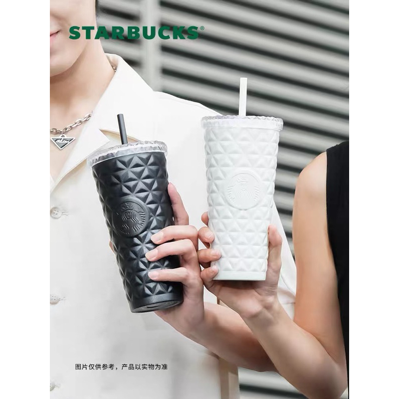 Dion ly inox giữ nhiệt trắng & đen Starbucks China Auth