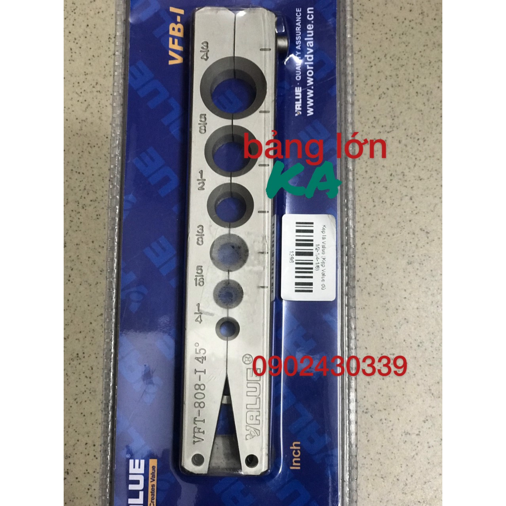 Kẹp Ống Value Model VFB-808-I (Kẹp Chữ I) bảng lớn