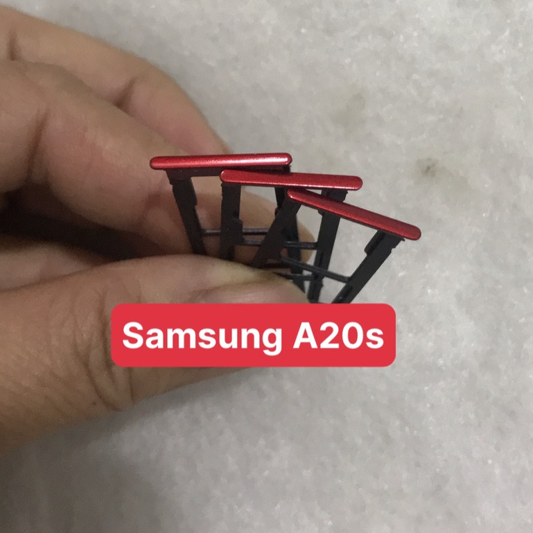 Khay sim samsung A20s - khay sim thay thế