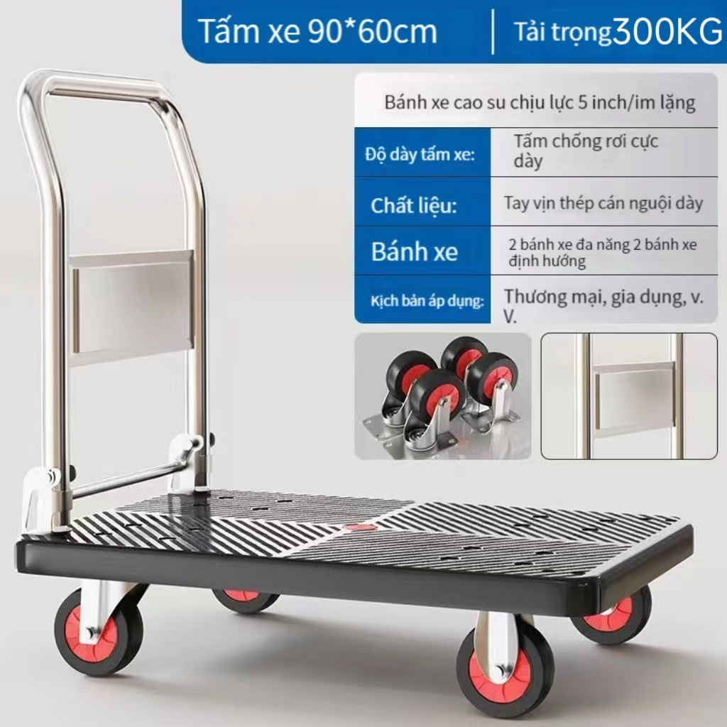 Xe đẩy hàng Xe đẩy hàng Xe đẩy hàng Xe đẩy hàng Xe đẩy hàng Xe đẩy hàng thời trang Tấm nhựa cứng